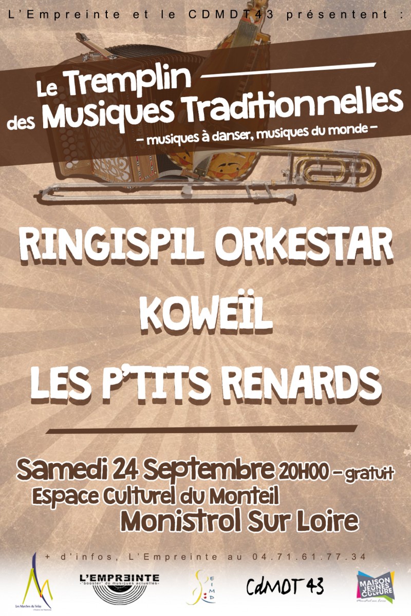 24/09 Tremplin des Musiques Traditionnelles : en scène !