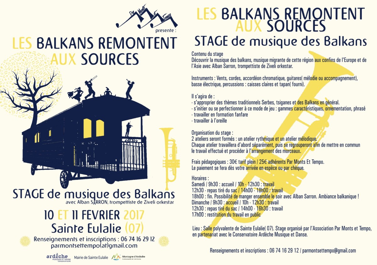 Stage musique des Balkans