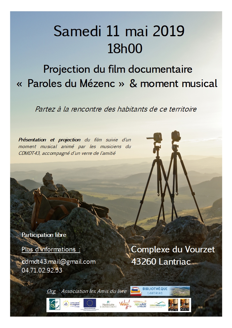 Projection du film « Paroles du Mézenc » (Lantriac)