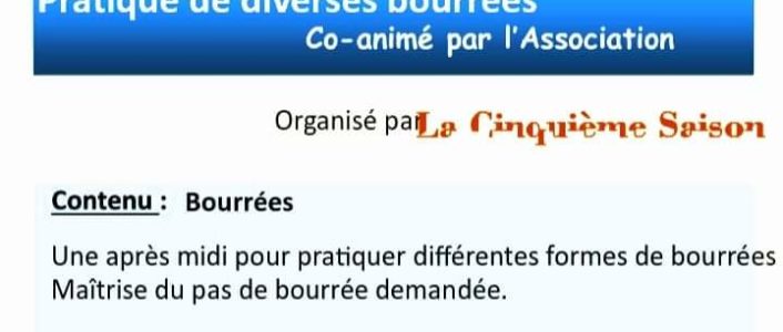 – ANNULE – Stage & bal trad’ [Frugières le Pin]